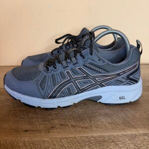 Asics Women's Gel-Venture 7 trail running shoes size 9 sneakers gray
